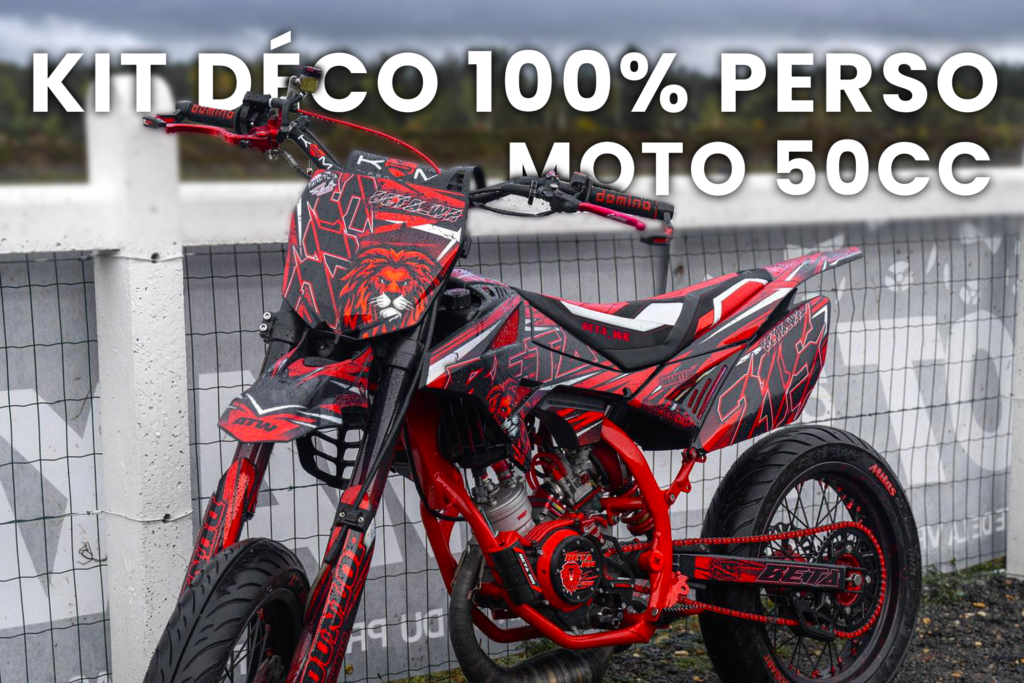 Kits déco 50cc haute qualité pour moto - Personnalisation illimitée