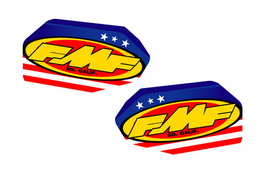 STICKER SILENCIEUX "COUNTRY" POUR FMF 2T SHORTY