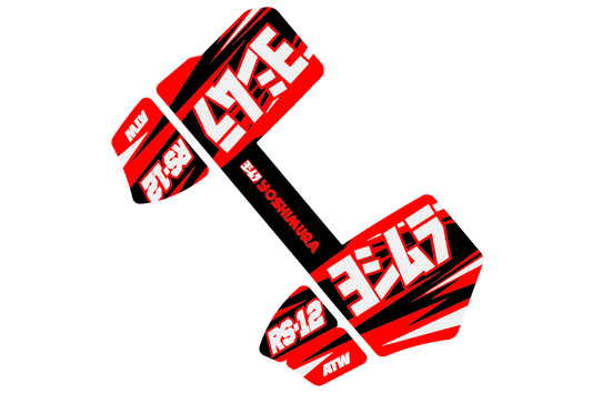 STICKER SILENCIEUX "THUNDER" POUR YOSHIMURA RS-12 – Configurable