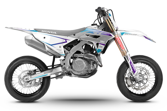 Kit déco motocross “Thunder” Honda CR - CRF Blanc