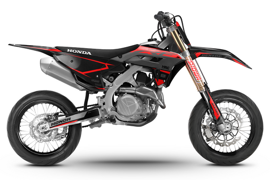 Kit déco motocross “Thunder” Honda CR - CRF Noir