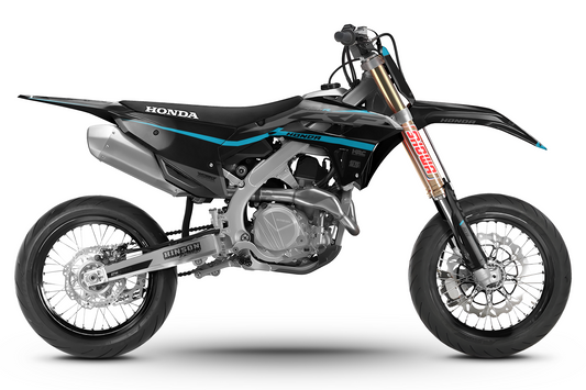 Kit déco motocross “Torck” Honda CR - CRF Cyan