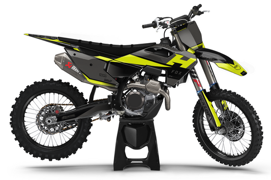 Kit déco motocross “Crock” Husqvarna Noir