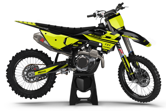 Kit déco motocross “Spike” Husqvarna Jaune