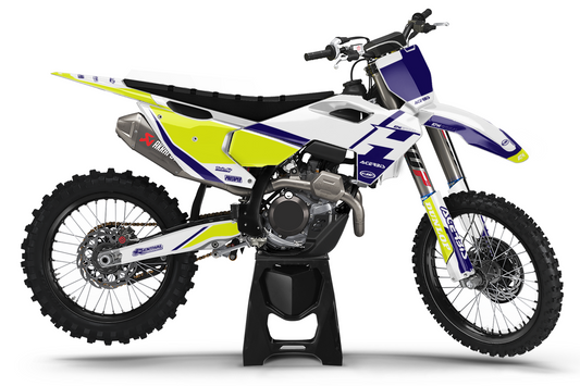 Kit déco motocross “Factory” Husqvarna Blanc