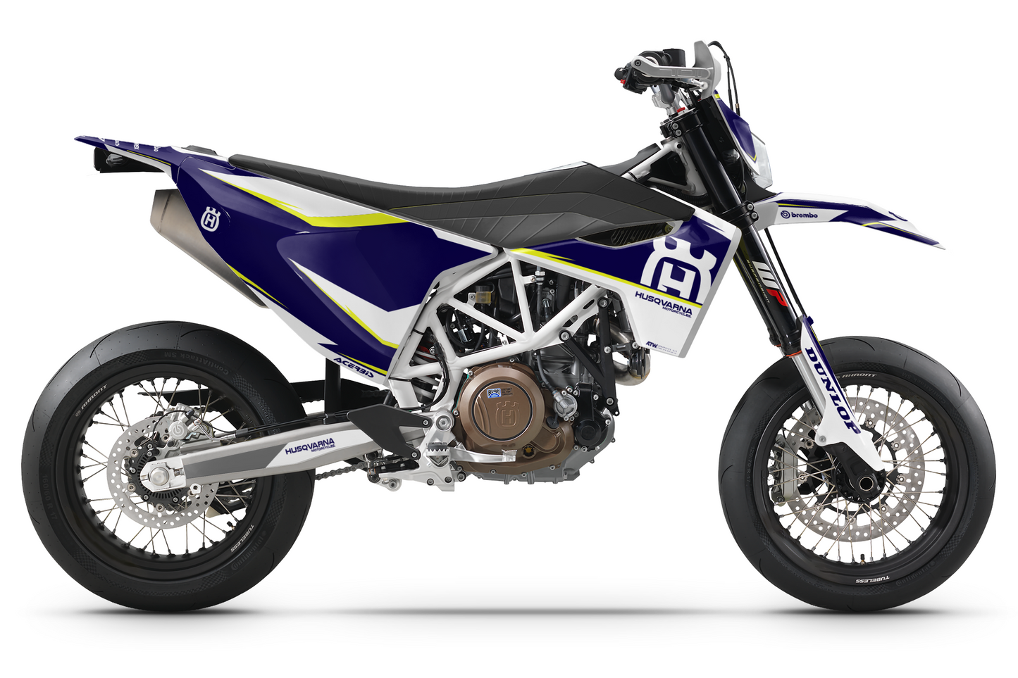 Kit déco motocross “Factory” Husqvarna 701 Bleu