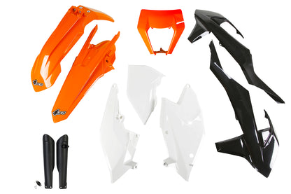 KIT PLASTIQUE COMPLET KTM EXC/EXCF 2017 À 2019