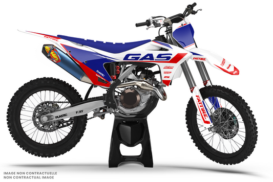 KIT DÉCO MOTOCROSS “GROUND” POUR GASGAS EC-ECF BLANC