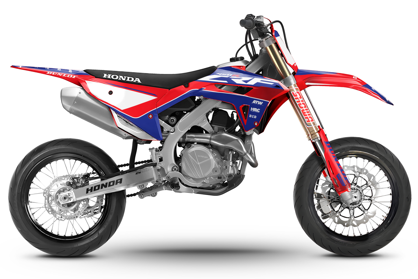 Kit déco motocross “Horizon” Honda CR - CRF Bleu