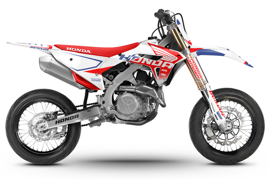 Kit déco motocross “Wings” Honda CR - CRF Blanc