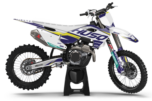 Kit déco motocross “Grow” Husqvarna Blanc