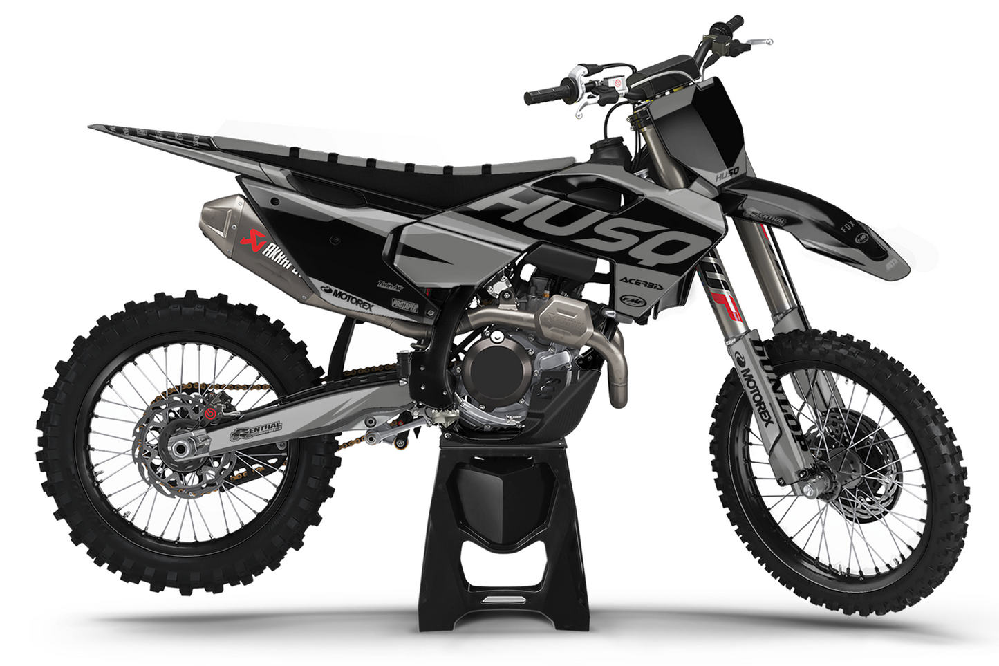 Kit déco motocross “Grow” Husqvarna Noir