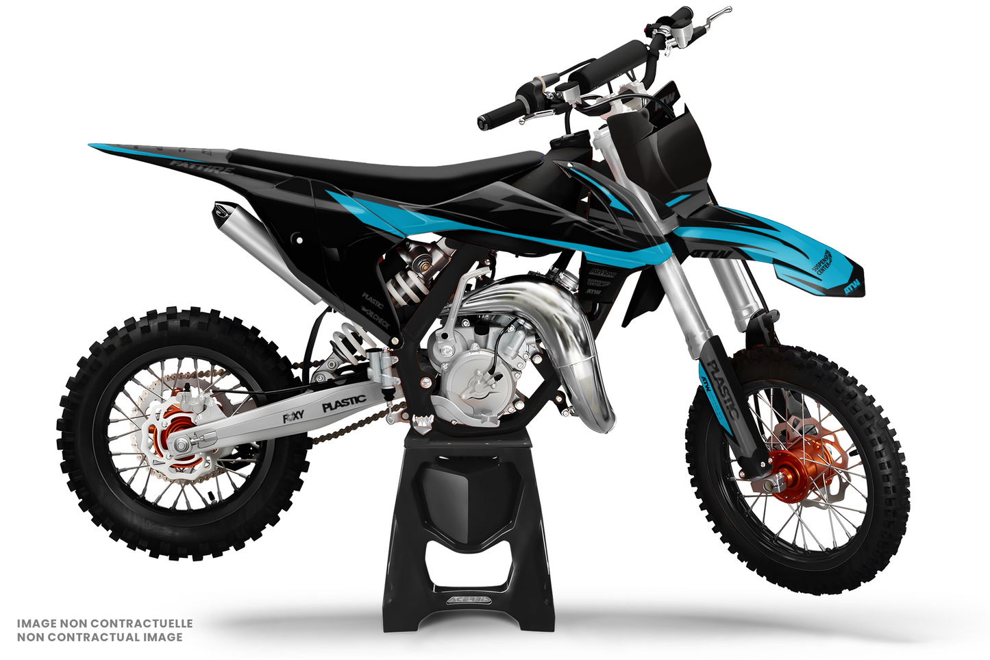 KIT DÉCO MOTOCROSS “RIFT” POUR KTM SX 85 CYAN