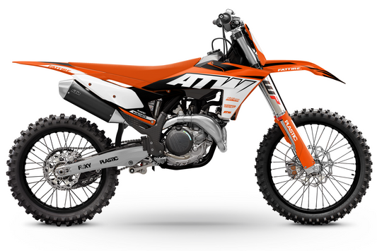 Kit déco Motocross "BIG" Pour KTM SX-SXF Blanc