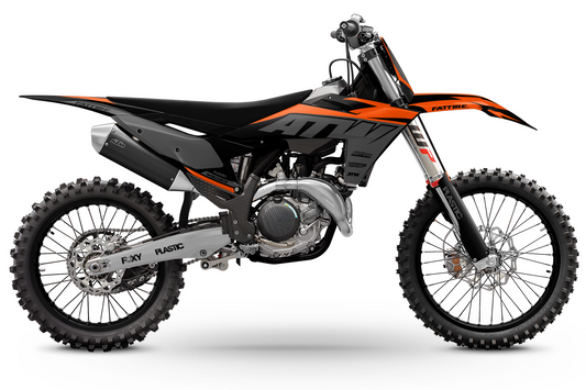 Kit déco Motocross "BIG" Pour KTM SX-SXF Orange