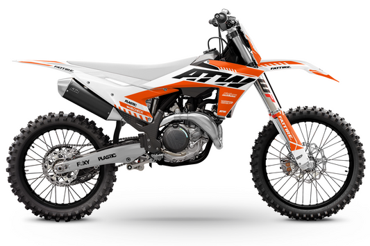 Kit déco Motocross "FILL" Pour KTM SX-SXF Blanc