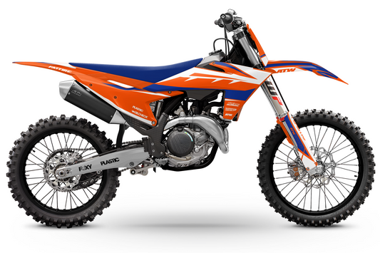 Kit déco Motocross "RIFT" Pour KTM EXC-EXCF Orange