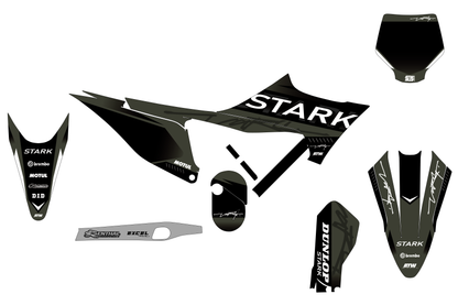 Kit déco motocross “Simple” Stark Future VARG Vert