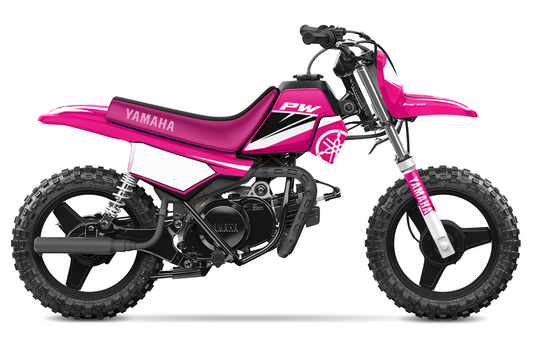 Kit déco motocross “Race” Yamaha PW 50 Rose