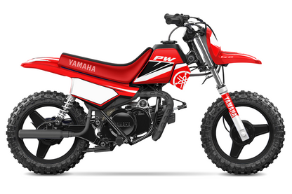 Kit déco motocross “Race” Yamaha PW 50 Rouge