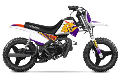 Kit déco motocross “Vintage” Yamaha PW 50 Violet