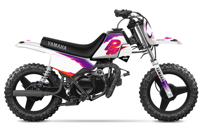 Kit déco motocross “Year” Yamaha PW 50 Blanc