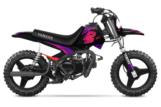 Kit déco motocross “Year” Yamaha PW 50 Noir