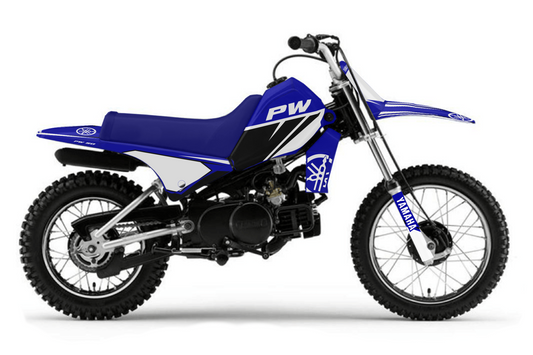 Kit déco motocross “Race” Yamaha PW 80 Bleu