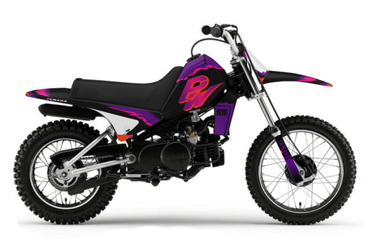 Kit déco motocross “Year” Yamaha PW 80 Noir